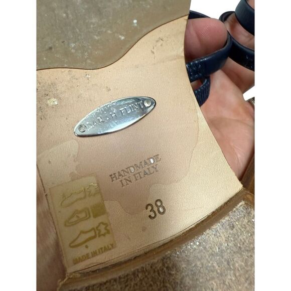 Sarah Flint Molly Flat Sandals Sz. 38 (US 8) - Picture 6 of 9